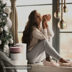 LED Dekolicht 12 Cm Kugelform Am Seil NICHT ERFORDERLICH In Perlmutt -Dekostuck Store amare led dekolicht 12 cm kugelform am seil nicht erforderlich in perlmutt 3