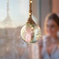 LED Dekolicht 12 Cm Kugelform Am Seil NICHT ERFORDERLICH In Perlmutt -Dekostuck Store amare led dekolicht 12 cm kugelform am seil nicht erforderlich in perlmutt 4