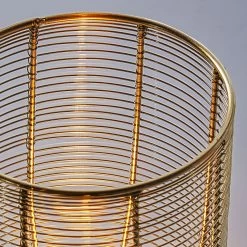 Metalldraht Kerzenleuchte 18 Cm In Gold -Dekostuck Store amare metalldraht kerzenleuchte 18 cm in gold 3