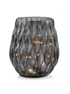 LED-Windlicht In Schwarz - Ø 11 Cm