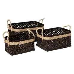 Aufbewahrungskörbe In Schwarz