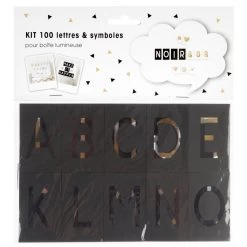 Buchstaben In Schwarz