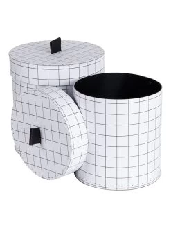 2er-Set: Aufbewahrungsboxen "Leonore" In Weiß -Dekostuck Store bigsobox 2er set aufbewahrungsboxen leonore in weiss 2