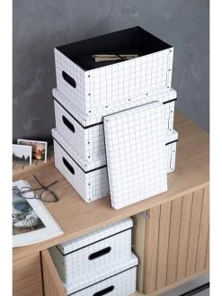 5er-Set: Aufbewahrungsboxen "Joachim" In Weiß -Dekostuck Store bigsobox 5er set aufbewahrungsboxen joachim in weiss 7