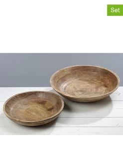 2er-Set: Deko-Schalen "Michel" In Natur