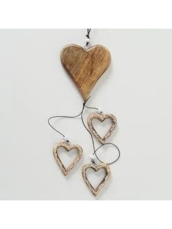 2er-Set: Dekoanhänger "Mariella" In Hellbraun -Dekostuck Store boltze 2er set dekoanhanger mariella in hellbraun 3