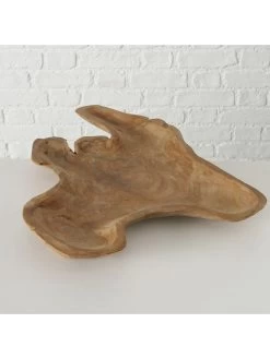 2er-Set: Dekoschalen "Catu" In Hellbraun - (L)35 X (B)35 Cm -Dekostuck Store boltze 2er set dekoschalen catu in hellbraun l 35 x b 35 cm 2