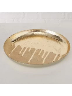 3er-Set: Dekoteller "Sjella" In Gold -Dekostuck Store boltze 3er set dekoteller sjella in gold 5