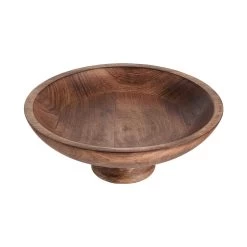 Deko-Schale Mit Fuß Ø30cm MANGO DAYS In Braun -Dekostuck Store butlers deko schale mit fuss o30cm mango days in braun 3