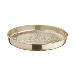 Deko Tablett Ø46cm ORIENTAL LOUNGE In Gold