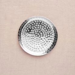 Deko-Teller Gehämmert Ø28cm ORIENTAL LOUNGE In Silber -Dekostuck Store butlers deko teller gehammert o28cm oriental lounge in silber 2