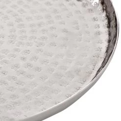 Deko-Teller Gehämmert Ø34cm ORIENTAL LOUNGE In Silber -Dekostuck Store butlers deko teller gehammert o34cm oriental lounge in silber 3