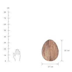 Deko-Teller Organisch L 35 X B 27cm MANGO DAYS In Braun -Dekostuck Store butlers deko teller organisch l 35 x b 27cm mango days in braun 2