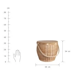 Picknickkorb Inkl. Isolierter Kühltasche THE GREAT OUTDOORS In Natur -Dekostuck Store butlers picknickkorb inkl isolierter kuhltasche the great outdoors in natur 2