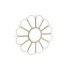 Spiegel Blume Ø26cm FIORE In Gold -Dekostuck Store butlers spiegel blume o26cm fiore in gold