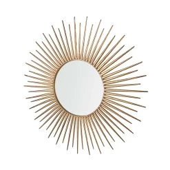 Spiegel Sonnenförmig Ø76cm DEL SOL In Gold -Dekostuck Store butlers spiegel sonnenformig o76cm del sol in gold 4
