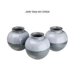 Vase Höhe 20cm AQUARELLE In Petrol 11 Vase Höhe 20cm AQUARELLE In Petrol -Dekostuck Store butlers vase hohe 20cm aquarelle in petrol 4