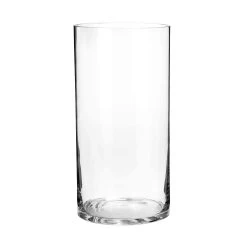 Zylindrische Vase 30 Cm POOL In Transparent
