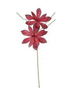 Kunstpflanze In Rot - (L)80 Cm