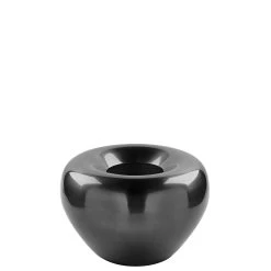 Vase "Venus" In Grau - H. 15 Cm - D. 22,5 Cm