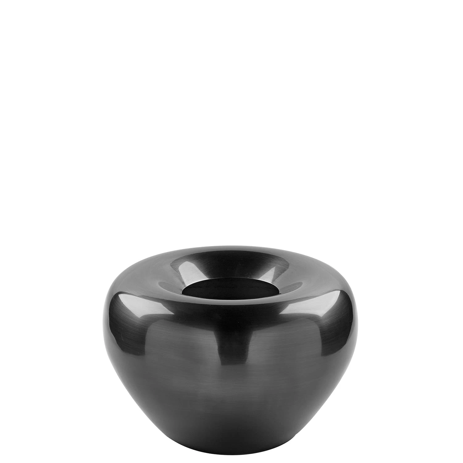 Vase "Venus" In Grau - H. 15 Cm - D. 22,5 Cm 3 Vase "Venus" In Grau - H. 15 Cm - D. 22,5 Cm