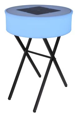 Solarleuchte "SOLARLEUCHTE METALL SCHWARZ MATT, 10XLED" In Black