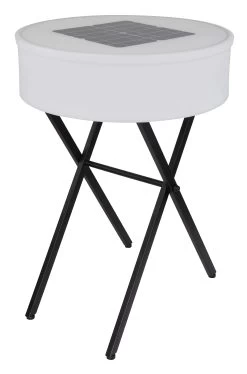 Solarleuchte "SOLARLEUCHTE METALL SCHWARZ MATT, 10XLED" In Black -Dekostuck Store globo lighting solarleuchte solarleuchte metall schwarz matt 10xled in black 3