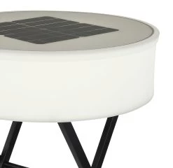 Solarleuchte "SOLARLEUCHTE METALL SCHWARZ MATT, 10XLED" In Black -Dekostuck Store globo lighting solarleuchte solarleuchte metall schwarz matt 10xled in black 4