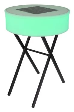 Solarleuchte "SOLARLEUCHTE METALL SCHWARZ MATT, 10XLED" In Black -Dekostuck Store globo lighting solarleuchte solarleuchte metall schwarz matt 10xled in black 6