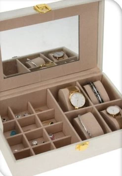 Schmuckschatulle In Beige -Dekostuck Store homeandstyling collection schmuckschatulle in beige 2