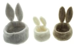 Deko "Hase" 10x10x13cm In Bunt