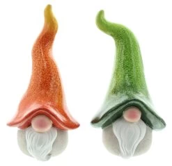 Spar-Set 2x Wichtelpaar "Chapeau", Höhe 18 Cm In Bunt