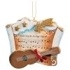 Baumschmuck Notenblatt Mit Gitarre, Sonderedition "Stille Nacht" In Bunt -Dekostuck Store kathes original baumschmuck notenblatt mit gitarre sonderedition stille nacht in bunt