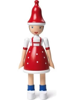 Kay Bojesen Dekofigur "Weihnachtsmädchen Lise" In Rot/ Weiß - (H)17,5 Cm