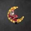 Konstsmide LED-Fensterbild "Weihnachtsmann Im Mond" - (B)35 X (H)37,5 Cm