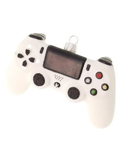 Christbaumornament "Controller B" In Weiß - (L)11 Cm