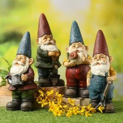 Gartenzwerg Mit Gießkanne Gartenfigur H: 29cm In Bunt -Dekostuck Store marelida gartenzwerg mit giesskanne gartenfigur h 29cm in bunt 2