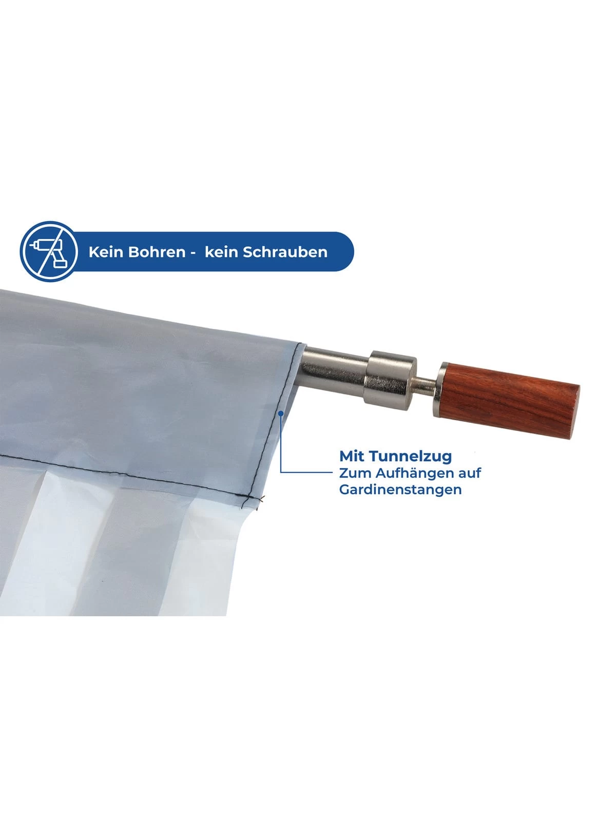 Türvorhang Grau-Weiß In Grau 13 Türvorhang Grau-Weiß In Grau – Bild 11