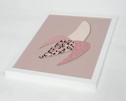 Wandbild " Banane " In Weiss -Dekostuck Store milan moon wandbild banane in weiss 2