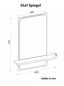 Spiegel Ekol Walnuss Mit Ablage -Dekostuck Store moebel17 spiegel ekol walnuss mit ablage 4