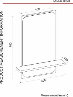 Spiegel Ekol Walnuss Mit Ablage -Dekostuck Store moebel17 spiegel ekol walnuss mit ablage 5