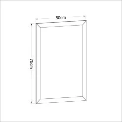 Spiegel Lipa 50x75cm Matt Eiche -Dekostuck Store moebel17 spiegel lipa 50x75cm matt eiche 5
