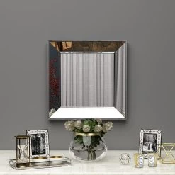 Spiegel Martin 40x40cm Silber