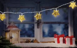 Lichterkette Mit Sternen In Gold -Dekostuck Store nave lichterkette mit sternen in gold 3