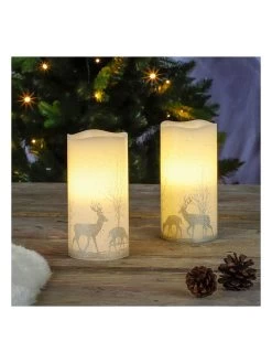 LED-Kerzen In Warmweiß - 2 Stück