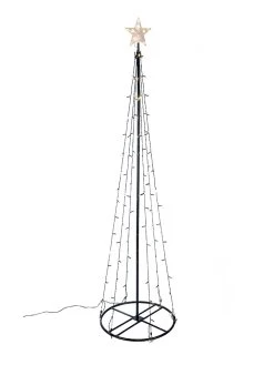 LED-Lichterbaum In Warmweiß - (H)240 X Ø 60 Cm