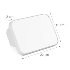 10x Kosmetikspiegel In Weiß -Dekostuck Store relaxdays 10x kosmetikspiegel in weiss 3