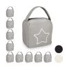 10x Türstopper "Sack" In Grau 2 10x Türstopper "Sack" In Grau -Dekostuck Store relaxdays 10x turstopper sack in grau