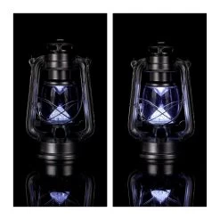 1x LED-Sturmlampe In Silber -Dekostuck Store relaxdays 1x led sturmlampe in silber 5