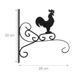 3x Blumenhaken In Schwarz - (B)28 X (H)30 X (T)2 Cm -Dekostuck Store relaxdays 3x blumenhaken in schwarz b 28 x h 30 x t 2 cm 3